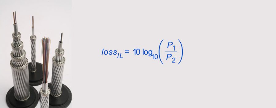 افت قرارگیری "Insertion loss" فیبر نوری