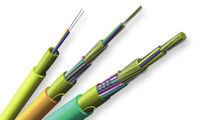 کابل های فیبر نوری پلنوم Heavy-, light-, and plenum-duty cables